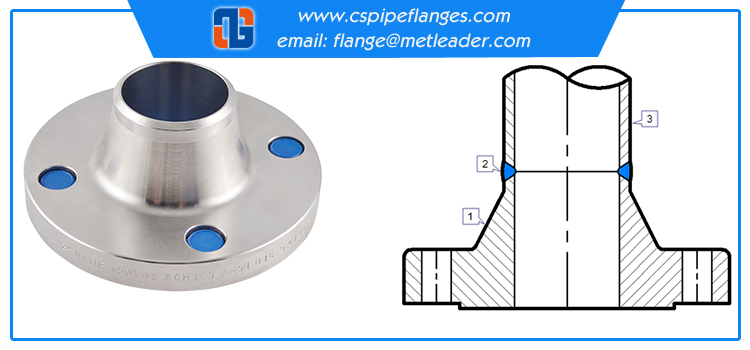 Carbon steel welding neck flange