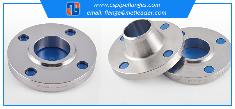 Different of weld neck flange and slip on flange