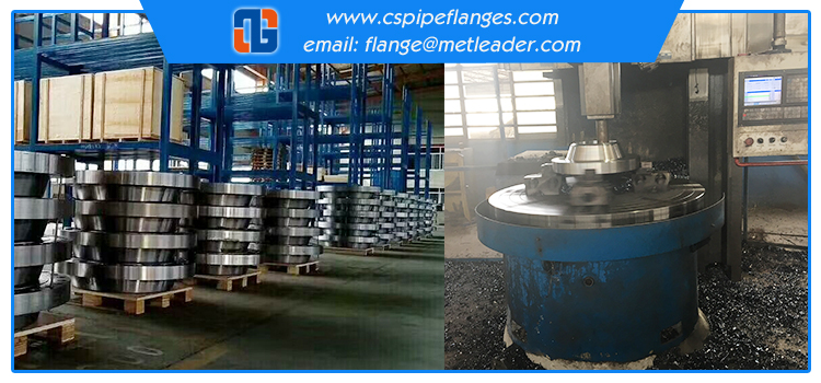 production of steel pipe flange