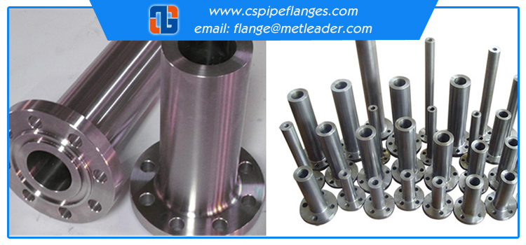 Different long weld neck flange and weld neck flange