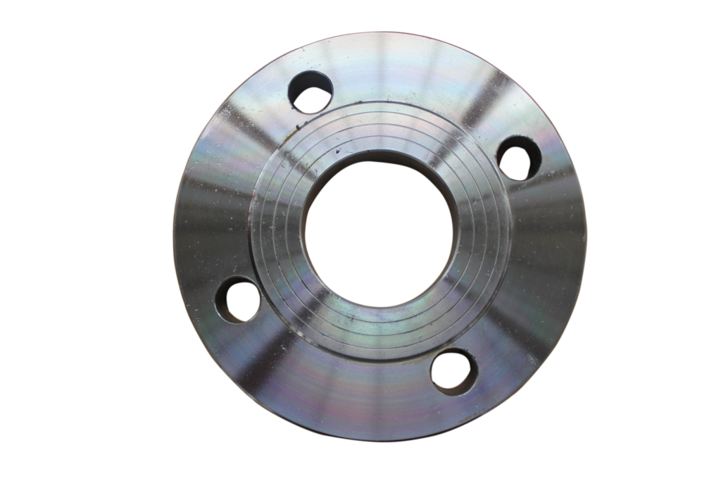 Treatment of stainless steel flange surface process