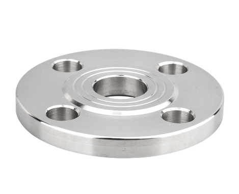 Flat welded flange with neck